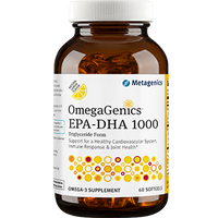 OmegaGenics® EPA-DHA 1000 Lemon 60 SG by Metagenics