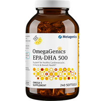 OmegaGenics® EPA-DHA 500 Lemon 240 SG by Metagenics