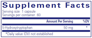 5-HTP 50 mg 60 vegcaps by Pure Encapsulations