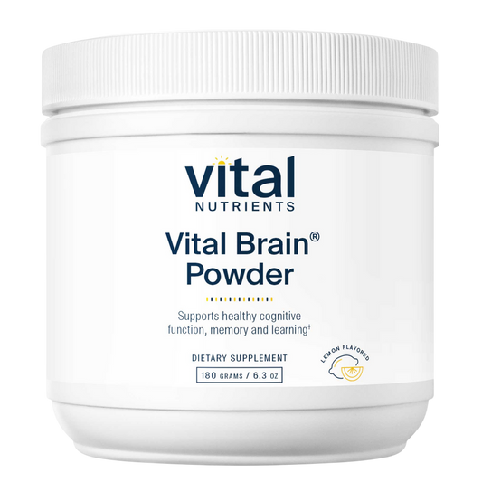 Vital Brain® Powder with GPC, ALC, and PS, Lemon Flavor Vital Nutrients