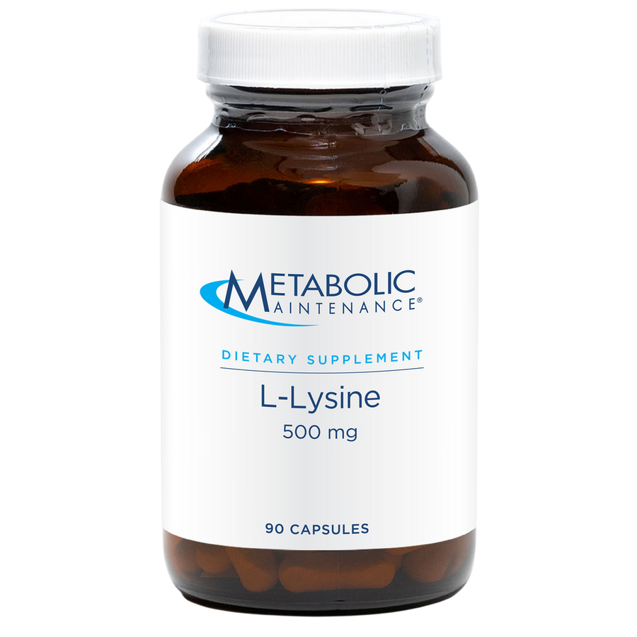 L-Lysine 500 mg 100 caps by Metabolic Maintenance