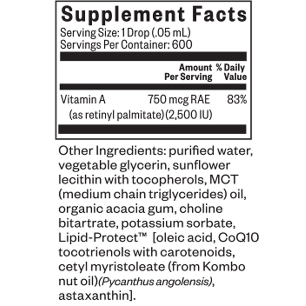 Vitamin A Drops 2500IU by Seeking Health