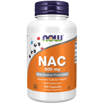 NAC 600 mg 100 vcaps by NOW