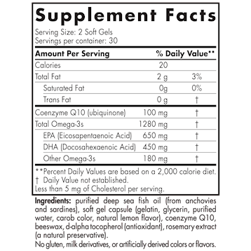 ProOmega CoQ10 120 softgels