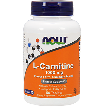 L-Carnitine 1000mg 50tabs by NOW