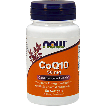 CoQ10 50 mg 50 softgels by NOW