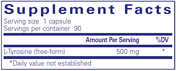 l-Tyrosine 90 caps by Pure Encapsulations