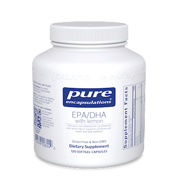 EPA/DHA with lemon 120 gels by Pure Encapsulations