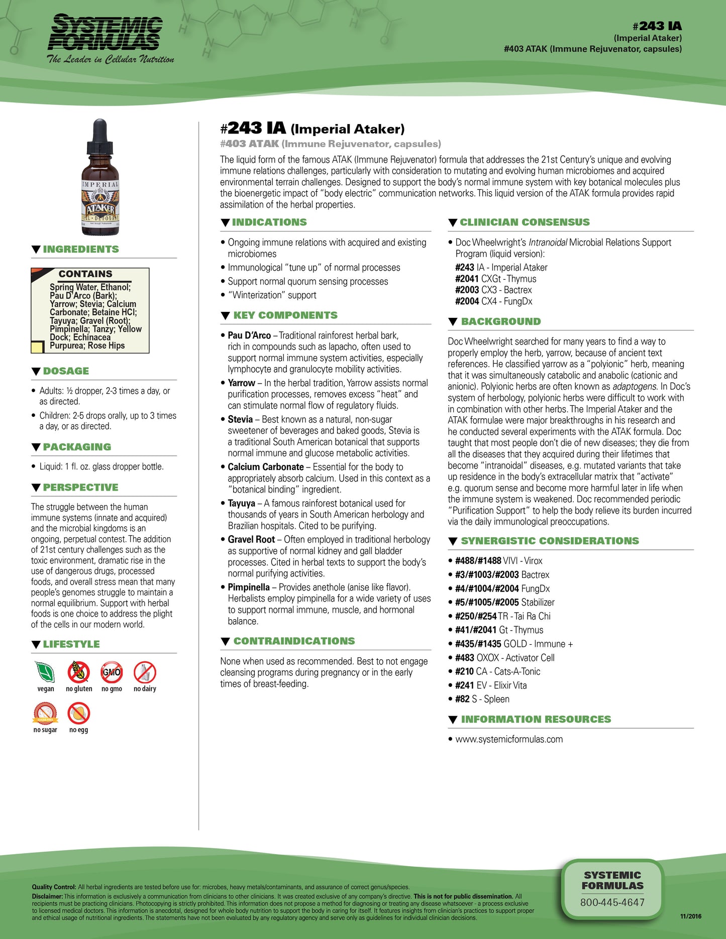 IA – Imperial Ataker by Systemic Formulas