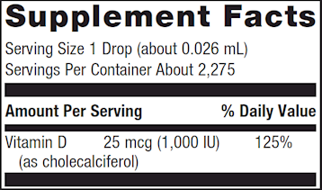 D3 Liquid (2 oz.) by Metagenics