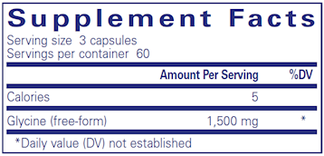 Glycine 500 mg 180 vcaps by Pure Encapsulations