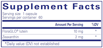 Lutein/Zeaxanthin 60 vcaps by Pure Encapsulations