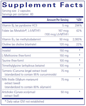 Lipotropic Detox 120 vcaps by Pure Encapsulations