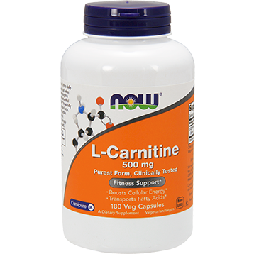 L-Carnitine 500 mg 180 vcaps by NOW