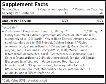 Testo-Gain 120 vcaps