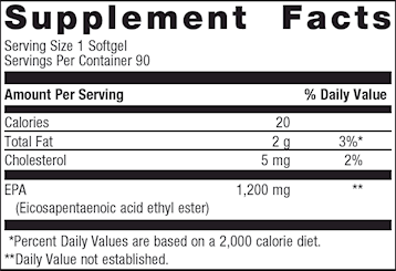 OmegaGenics® EPA 1200 Lemon Lime 90 Softgels by Metagenics