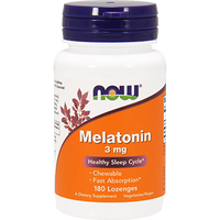 Melatonin 3 mg 180 lozenges by NOW