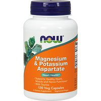 Magnesium & Potassium Aspartate 120 caps by NOW