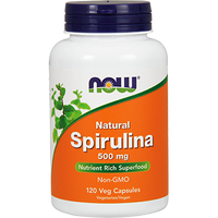 Spirulina 500 mg 120 vcaps by NOW