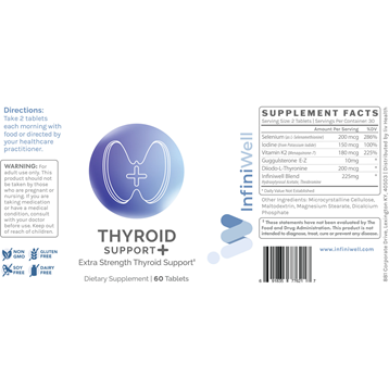 Thyroid Support (+) 60t by InfiniWell