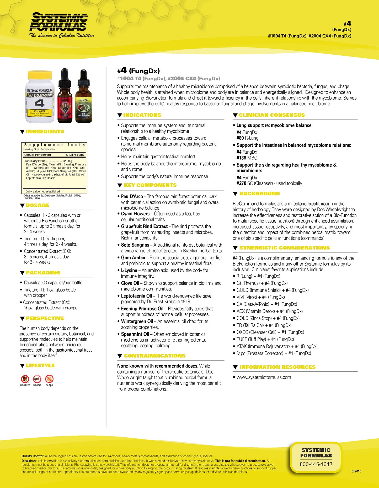 CX4 FungDX by Systemic Formulas