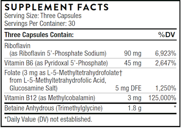 MethylGuard Plus 90 vegcaps by Thorne Research