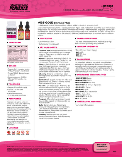 GOLD Immune Plus by Systemic Formulas