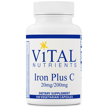 Iron Plus C 100 vegcaps by Vital Nutrients