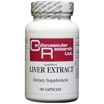 Liver Extract 550 mg 90 caps by Ecological Formulas