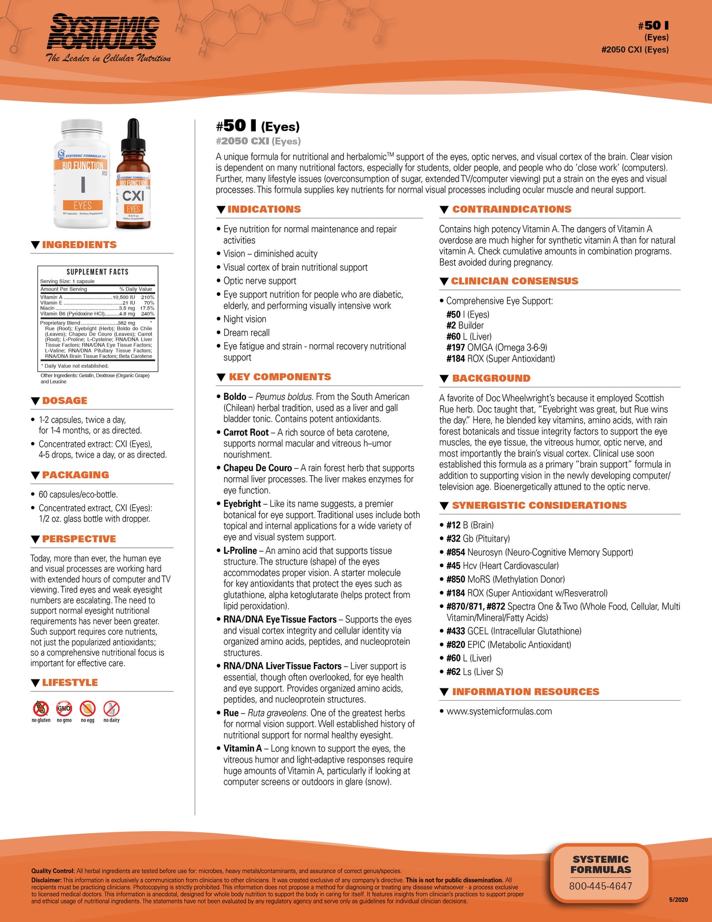 I – Eyes by Systemic Formulas