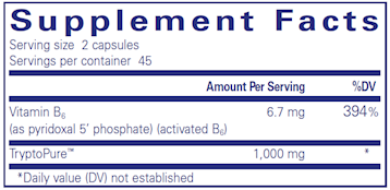 L-Tryptophan 90 vcaps by Pure Encapsulations