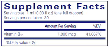 B12 Liquid 30 ml by Pure Encapsulations