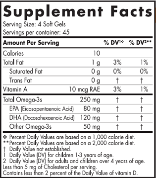 DHA Junior Strawberry 180 softgels