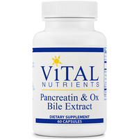 Pancreatin & Ox Bile Extract 60 vegcaps by Vital Nutrients