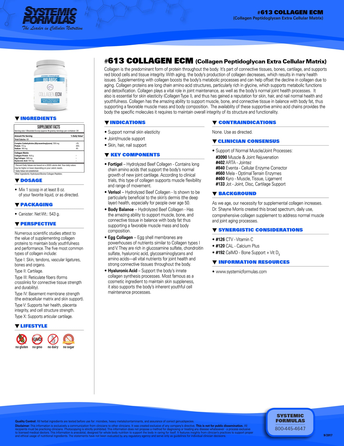 COLLAGEN ECM by Systemic Formulas