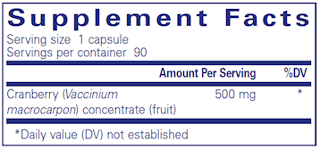 Cranberry NS 500 mg 90 vcaps by Pure Encapsulations