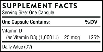 D-1,000 90 capsules by Thorne