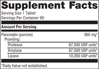 SpectraZyme® Pan 9x 90 T by Metagenics