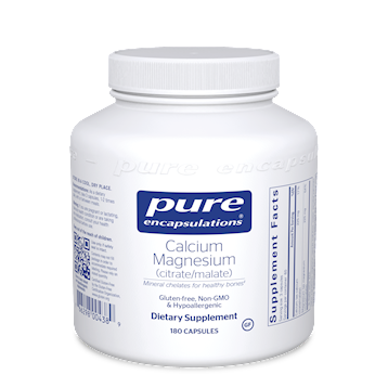 Cal/Mag Citrate Malate 180 vcaps by Pure Encapsulations