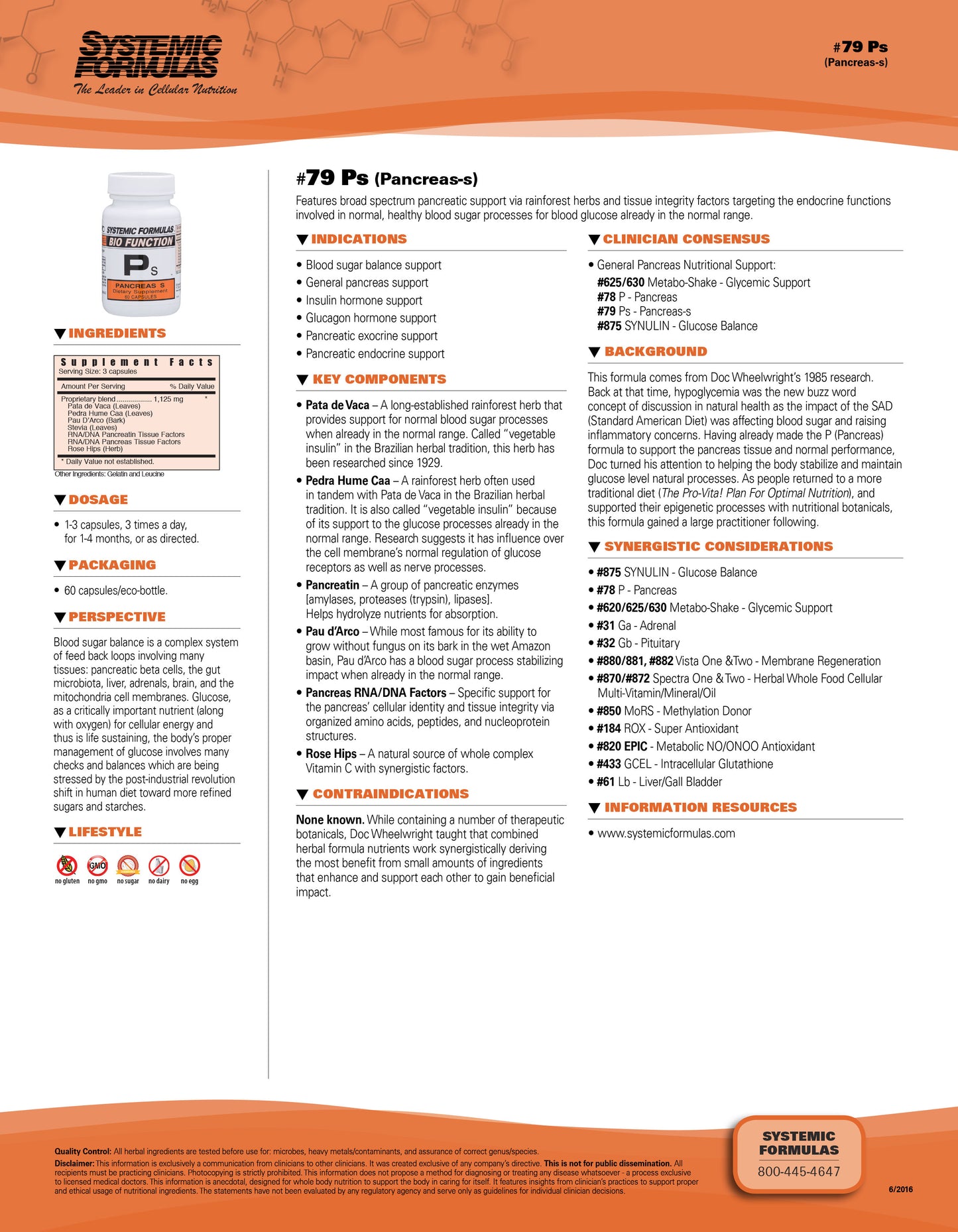 Ps – Pancreas S by Systemic Formulas