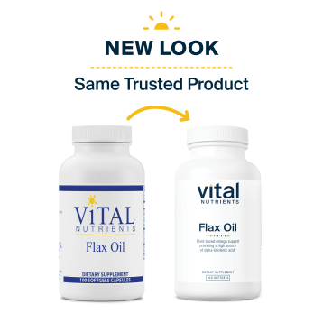 Flax Oil 100 softgels by Vital Nutrients