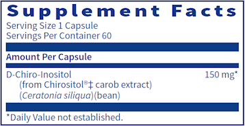 D-Chiro-Inositol 60 Capsules by Klaire Labs