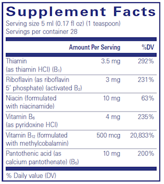 B Complex Liquid 28 servings by Pure Encapsulations