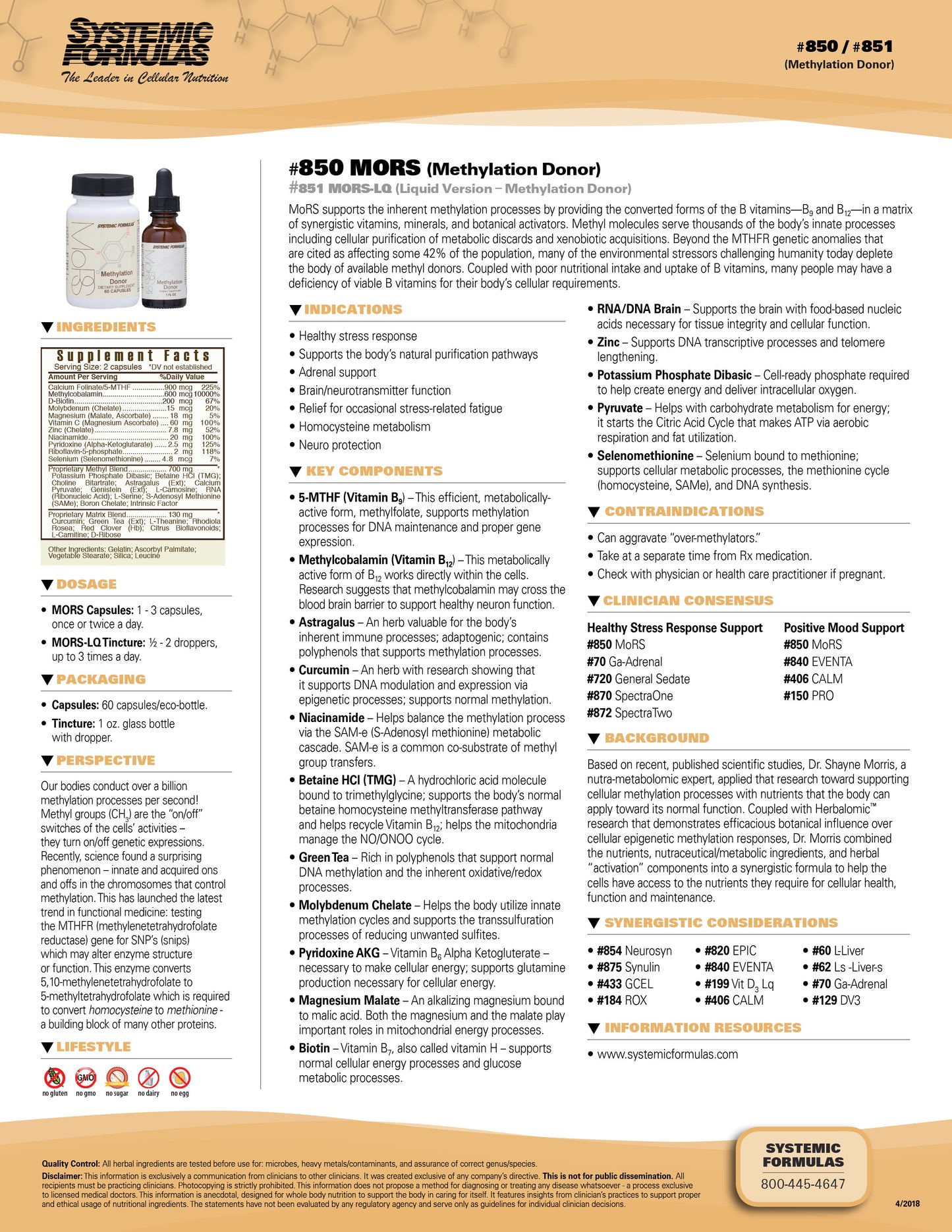 MORS LQ  by Systemic Formulas