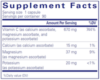 Buffered Ascorbic Acid 90 vcap by Pure Encapsulations