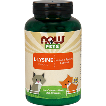 Pets L-Lysine Powder (Cats) 8 oz by NOW