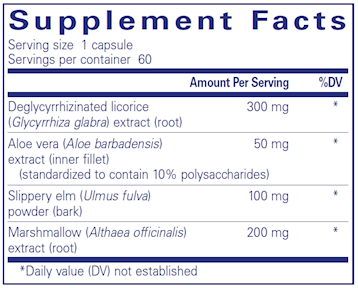 DGL Plus 60 vcaps by Pure Encapsulations