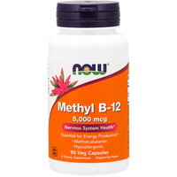 Methyl B-12 5,000 mcg 90 vegcaps by NOW