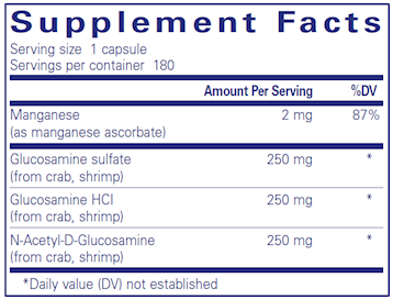 Glucosamine Complex 180 vcaps by Pure Encapsulations