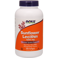 Sunflower Lecithin 1200 mg 200 softgels by NOW